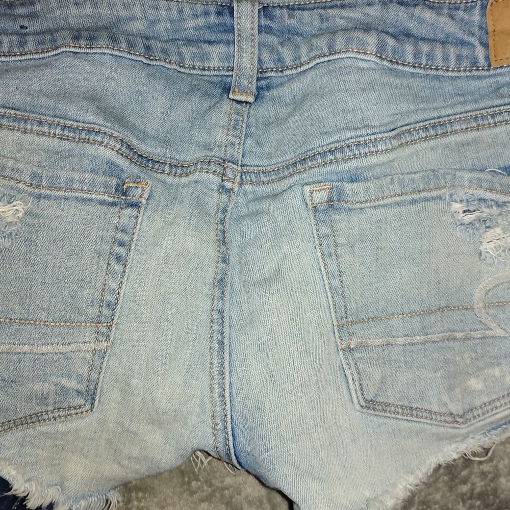American Eagle Outfitters Light Blue Jean Shorts